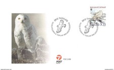 Grönland - 4 FDC WWF 1998 Schneeeule