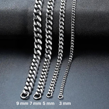 Frauen Männer Halskette Titan