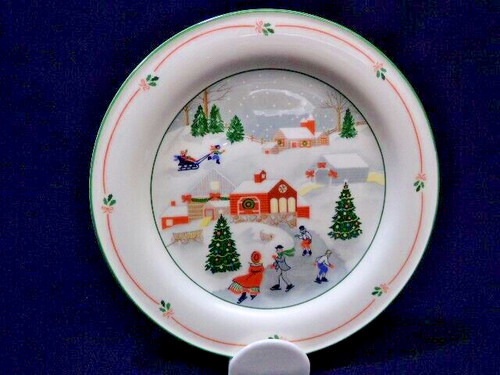 Weihnachtsteller mit fuß - mit,