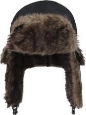 Warme Wintermütze Fliegermütze mit Ohrenklappen weiche Trappermütze Winddicht DE