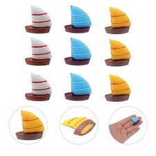  9 Pcs Segelboot Kuchen Topper