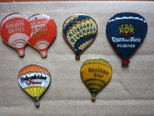 Deutschland 'Ballonpins Brauereien' 5 wunderschöne Pins 1990er Jahre