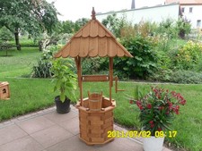 Holzbrunnen Dekobrunnen