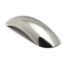 Cafe-Racer VA Kotflügel vorn, Front Fender Stainless Steel poliert 17" 18" 19"