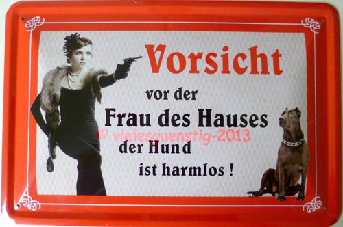 Blechschild 20x30 spruch - blechschild,
