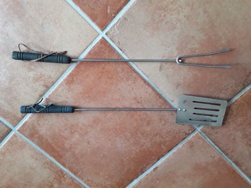 Grillbesteck zweiteilig gut - (zweiteilig,,