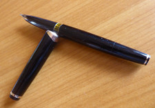 Montblanc - Kolbenfüller Meisterstück 12 - schwarz/gold