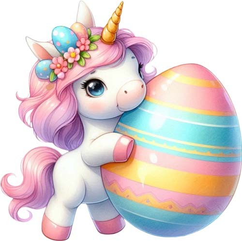 Farbe ostern einhorn - ostern,