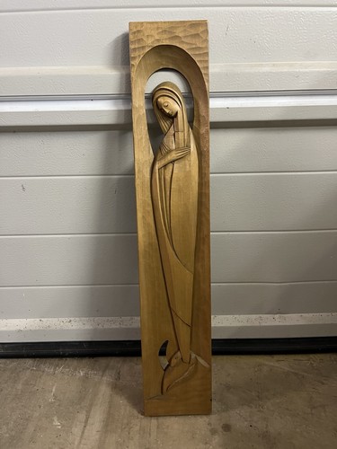 Holz relief madonna - relief,