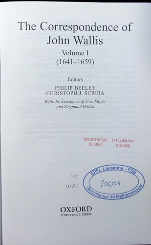 The correspondence john - of,