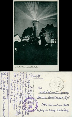 Ansichtskarte wangerooge - ansichtskarte,