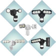 Hof LED Strahler Flutlichter Außenleuchte mit Bewegungsmelder 15W-45W IP65 CE