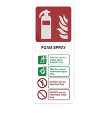 Feuerlöscher Schaum Spray