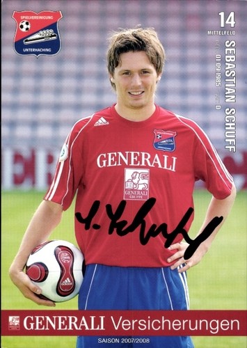 Autogrammkarte fußballer - autogrammkarte,