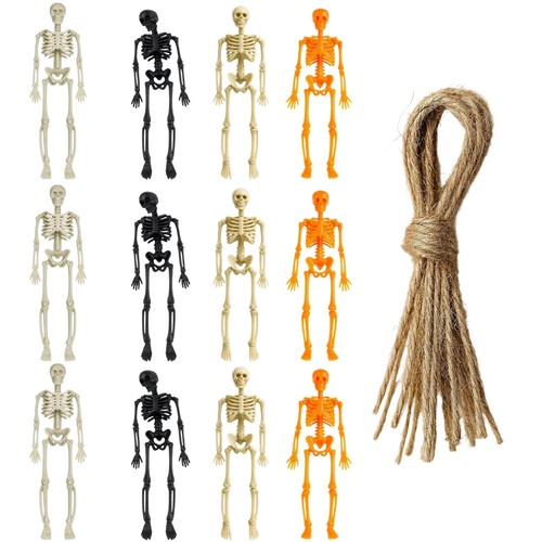 Skelett figuren halloween set - skelett,