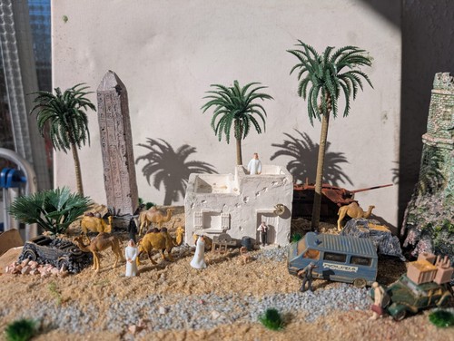 Diorama wüstenhaus - h0,