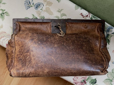 Antik Alt Posttasche ❤️