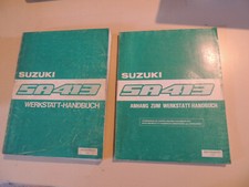 06.1986 Werkstatthandbuch Suzuki Swift SA413 Reparaturanleitung