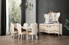 Komplett Set Esstisch + 6