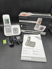 Silvercrest Komforttelefon mit AB silber - NEUWERTIG -  inkl neuer Akkus