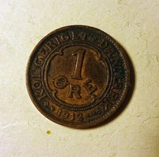 1 ØRE KONGERIGET DANMARK 1912