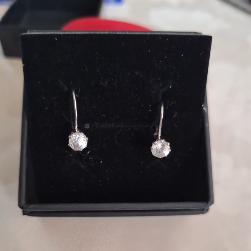 Ohrboutons 375er weissgold - 375er,