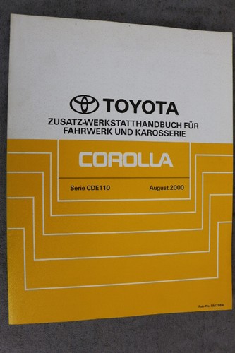 Toyota corolla aug - "aug., 2000"