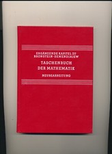 Bronstein, Semendjajew, Grosche ~ Taschenbuch der Mathematik - Neubearbeitung