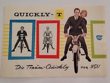 Prospekt NSU Quickly T Die Traum Quickly .von NSU.