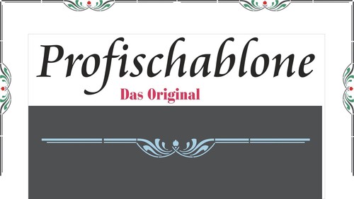 Wandschablone malschablone - wandschablone,