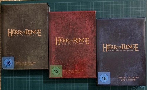 Herr der ringe dvd sammlung - ringe,