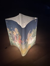 Halloween Windlicht und 4 Fledermäuse Set Halloween Deko