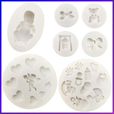 7 Stück Fondant Silikonformen