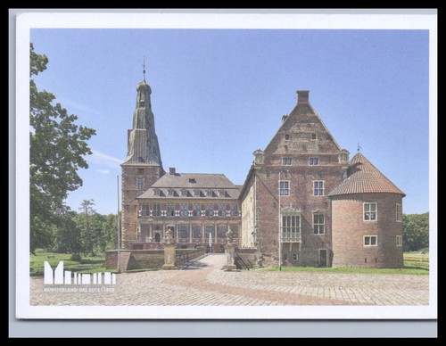 Ansichtskarte schloss raesfeld - ansichtskarte,