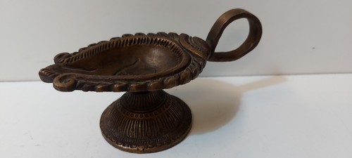 Antike bronze öllampe - antike,