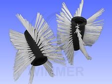 2 Stück Besen Bürste Kehrwalzen Agria 6100 7100 Cleanstar Compact 700mm Schnee