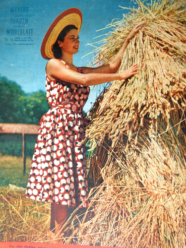 Altes modeheft von 1954 - altes,