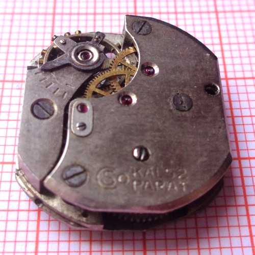 älteres handaufzugwerk osco - handaufzugwerk,