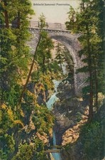 Ansichtskarte Schlucht Sansouci Pontresina  (Nr.9068)