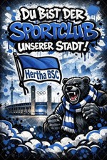 10 Stück XXL Hertha BSC