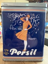 Persil Retrodose 1,5KG Dose Blech Patina Aufbewahren Ordnen Waschpulverdose
