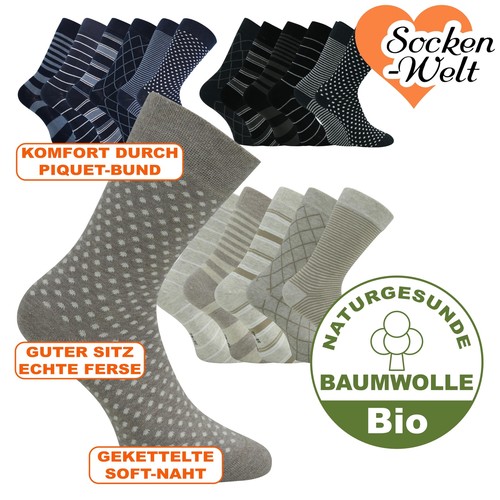 Herren bio baumwolle socken - bio,