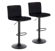 Lestarain Barhocker 2 Stücke 360°Drehbar