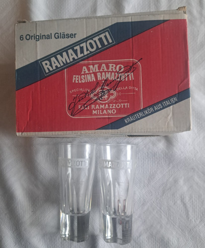 Ramazzotti gläser - 8,