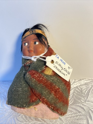 Vintage 1940 skookum puppe - skookum,