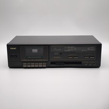 TEAC Stereo Cassette Deck (V-383C) Schwarz - Kassettenrekorder - Zustand GUT!