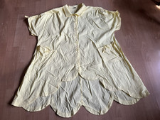 KEKOO MEGAWEITE TUNIKA BLUSE KLEID MANTEL GR.4 GELB LAGENLOOK