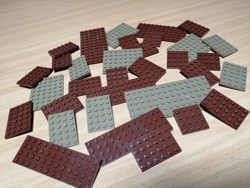 Lego konvolut platten braun - konvolut,