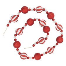 Weihnachtsgirlande mit kugeln - weihnachtsgirlande,