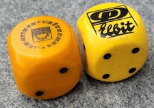 2 DDR Würfel Catalin mit